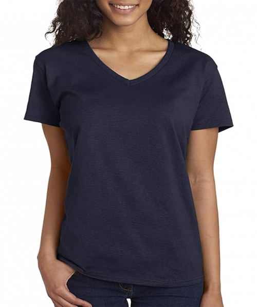 womens gildan V neck product image