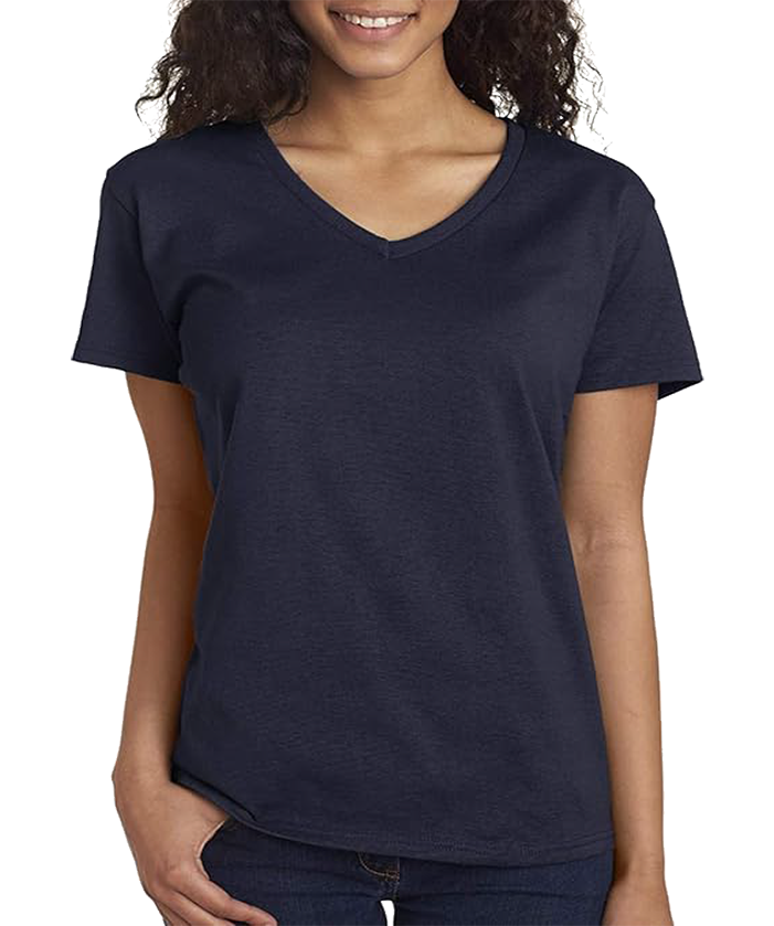 womens gildan V neck product image